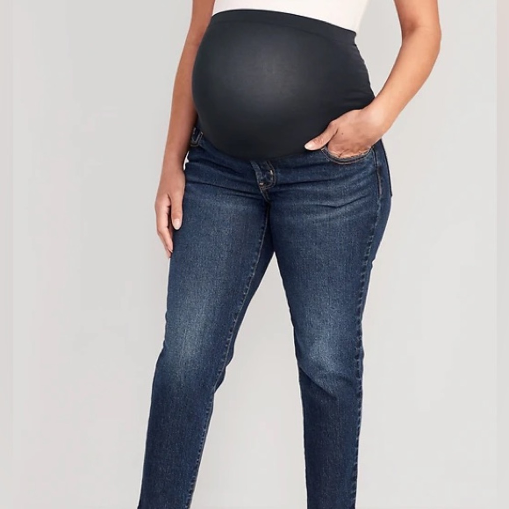 GAP Maternity True Skinny Jeans Dark Wash Size 27